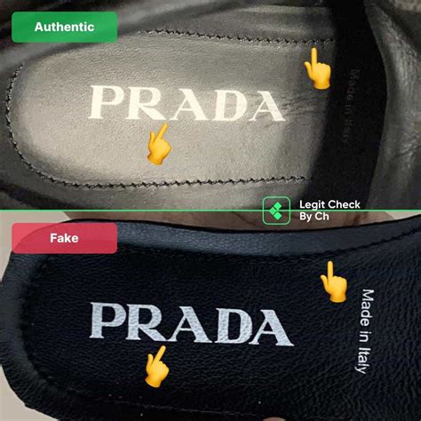 how to tell fake prada shoes|how to authenticate prada.